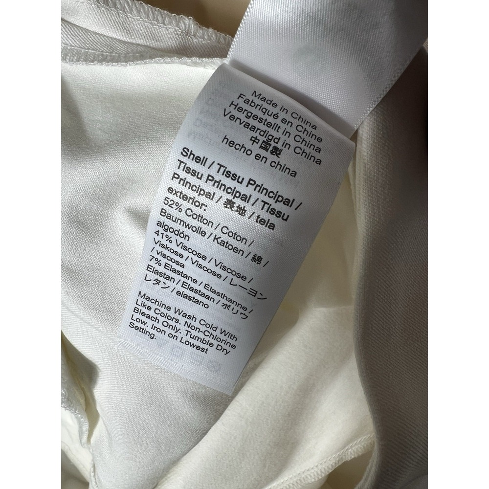 J. Crew Remy Pant High Rise Wide Leg Women 10T Ivory Style Av396 - Picture 15 of 15